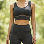 Victoria's Secret Women's Sports Bra 32E (DD) Gray Size 12 Leggings Photo 0