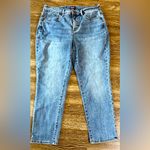 NYDJ ‎ Blue Ankle Girlfriend Jeans Cool Embrace Lift Tuck Stretch Denim Casual Photo 2