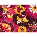 Vera Bradley  2009 Carnaby Floral The Gabby Quilted Tote Handbag Pink Boho Chic‎ Photo 2