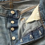 Levi's EUC Ribcage Straight Ankle Distressed Denim Jeans Size 30 Photo 6