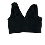 Aerie  Black Stretch Crop Ripped Top Photo 1
