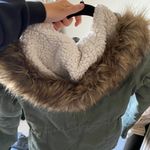 Sebby  Olive Green Winter Coat Photo 2