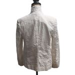 LC Lauren Conrad Lauren Conrad White Textured Blazer Elegant Open Front Professional Size 10 Photo 1