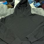 Lululemon athletica Black Hoodie with faint silvery speckles crop top hoodie Photo 0