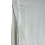 BB Dakota Ivory Sheer Floral Lace Coquette Victorian Button Down Blouse Photo 5