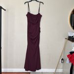House Of CB  ‘Milena’ Dark Cherry Corset Maxi Dress NWOT size L Photo 5