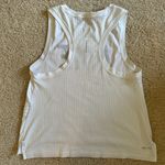 Nike Running White Mesh Back Tank Top Photo 5