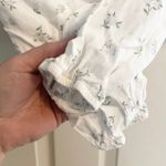 LA Hearts Floral Milkmaid Smocked Crop Top Blouse White M Dainty Feminine Photo 1