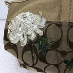 Coach New  Limited Edition Gold Floral Handbag Photo 3