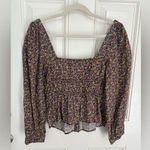 J.Crew Cinched-waist organic cotton top in Liberty® Busy Izzy fabric Size 10 Photo 8