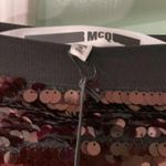 Alexander McQueen Mcq Wrap effect sequined tulle Burgundy size 2 Photo 5