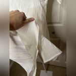 Commense White Button‎ Down V Neck Short Sleeve Romper Size XS Photo 3