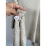 Marla Wynne Tan Boxy Cardigan Poncho Open Front w Pockets Size M/L Linen Blend Size L Photo 12