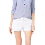 Michael Kors Blue White Pinstripe Long Sleeve Popover Blouse Size M Size M Photo 7