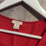 J.Crew  V Neck Linen Tank Top 00P Photo 2