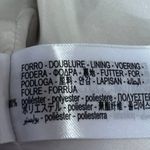 ZARA  Women's Ivory White Snap Button Down Collar Duster Pea Coat Jacket Size S Photo 3