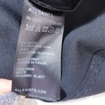 All Saints Italian Cloth Wool Blend Black Mini Dress Photo 8