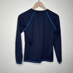 J.Crew Sun Shirt Long Sleeve Navy Blue sun blocking top Small rash guard Photo 5