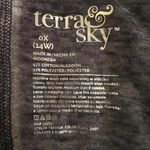 Terra & Sky  GRAY BURNOUT TYPE BUT NOT SHEER TUNIC OR OVERSIZED TEE Photo 3