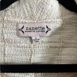 Nanette Lepore Cream Tweed Blazer Photo 3