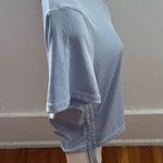 SheIn  light blue ribbed ruched sides Crop Top, size M Y2K vacation beach summer Photo 4