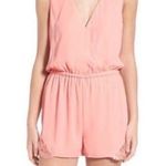 Cupcakes and Cashmere Irina Pink V-neck Romper Photo 0