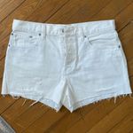 Free People  White Denim Shorts Photo 0