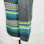 Sundance  Katrina Lambswool Blend Snap-Front Cardigan Knit Sweater Gray Sz S Photo 7