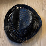 J.Crew  Black Crochet Hat Photo 0