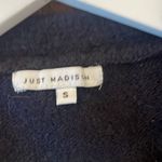 Just Madison navy striped cardigan jacket size small Blue Photo 2