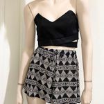 Ringostone Chiffon Sheer High Waist Shorts S Black Photo 2