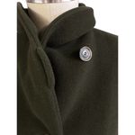 VTG YELL Germany Maxi Sack Coat Green Wool/Angora Womens Sz 38/M/L Size M Photo 2