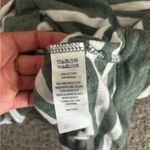 Rachel Zoe Top Large Women's Green/Grey Striped Relaxed Fit Photo 3