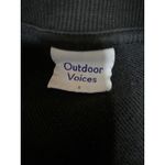 Outdoor Voices  Black Crew Neck Long Sleeve Oversized Sweatshirt Sweater Top Sz S Photo 2