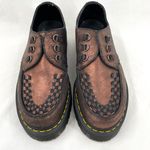 Dr. Martens Ashley Leather Platform Creeper Loafer Shoes Copper Bronze Metallic Photo 3