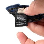 Who What Wear  Front Slit Knee-Length Denim Stretch Skirt Photo 11