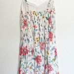 Old Navy The Cami Dress Pink And White Floral Tank Top Dress Photo 4