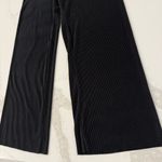 Ro & De Accordion Pleated Wide Leg Pull On Pants Women’s XS Black Elastic Waist Photo 1