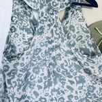 Forever 21 Leopard Animal Print Racerback Tank Top Dressy Silk Blouse | Size: L Photo 7