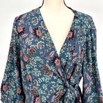 Torrid " Georgette Wrap Tunic Blouse Dress Size 1 - Chic Plus‎ Size Photo 4