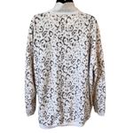 Aerie  Lounge Comfy Neutral Cheetah Leopard 1/4 Zip Pullover Photo 7