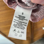 Aeropostale Purple Floral Ruffled Sleeve Autumn Top Sz Small Photo 7