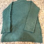 Knox Rose  Teal Cable Knit Turtleneck Sweater Photo 5