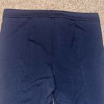 Vince  Tapered Stove Pipe Pintuck Trouser Pant Navy Blue 6‎ Photo 4