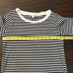 COS black & white striped three-quarter sleeve cotton top size XS Photo 8