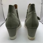 Linea Paolo  Light Gray Leather FRESHTON High Hi Top Hidden Sneakers Sz 9M Photo 5