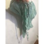 Lisa Says Gah  Green White Striped 100% Cotton Short Sleeve Margaret Top Size XS Photo 5