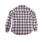 The North Face  Flannel Shirt Pink Purple Plaid Button Up Long Sleeve Medium Hike Photo 9
