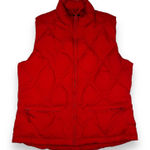 Gap Vintage 2000s ‎ Puffer Vest Women's Medium Red Photo 0