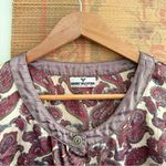 Mario Valentino  Satin Paisley Top Photo 2